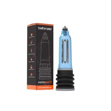 Гідропомпа Bathmate Hydromax 7 Blue, для члена довжиною від 12,5 до 18 см, діаметр до 5 см HM-30-AB фото