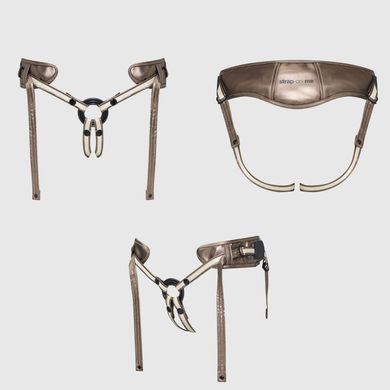 Трусики для страпону Strap-On-Me Leatherette Harness DESIROUS - NEW DESIGN SX4029 фото