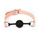 Воздухопроницаемый кляп Liebe Seele Dark Candy Pink Ball Gag, силиконовый шарик, диаметр 4,3 см SX1658 фото