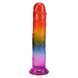 Фаллоимитатор Doc Johnson Crystal Jellies - 8.5 Inch Сlassic Dong - Rainbow SX4440 фото 2