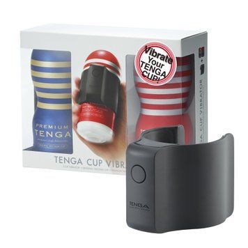 Вибронасадка Tenga CUP VIBRATOR, 7 режимов, 2 мастурбатора в комплекте SX2290 фото