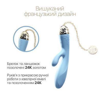 Смартвибратор-кролик Zalo &mdash; Rosalie Royal Blue SO6665 фото