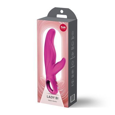Вибратор-кролик для точки А Fun Factory LADY BI Magenta, 2 мотора, 12 режимов SX4245 фото