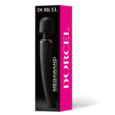 Мощный вибромассажер Dorcel Megawand Black перезаряжаемый, 160 режимов SO1403 фото