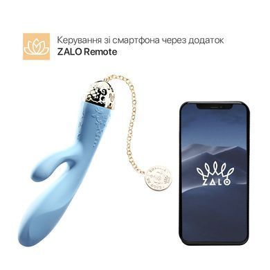 Смартвибратор-кролик Zalo &mdash; Rosalie Royal Blue SO6665 фото
