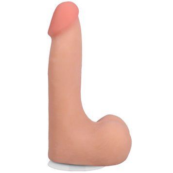 Фаллоимитатор Doc Johnson The Realistic Cock ULTRASKYN - 7 Inch with Balls Vanilla SX4442 фото