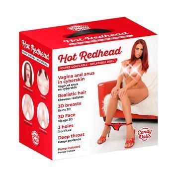 Надувная кукла Candy Dolls Hot Redhead (мятая упаковка!!!) SX2159-R фото