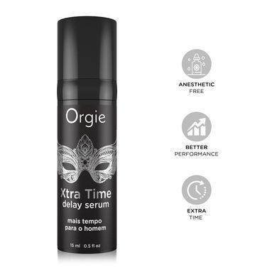 Сироватка-пролонгатор Orgie Xtra Time Delay Serum, 15 мл, без анестетиків, на силіконовій основі SX1566 фото