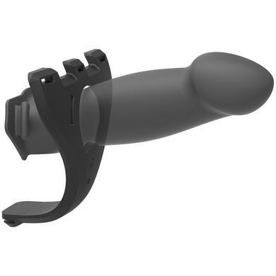 Страпон унисекс Doc Johnson Body Extensions &ndash; Be Risque, вибрация, пульт управления, полая насадка SO6061 фото
