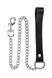 Поводок из натуральной кожи Fetish Tentation Premium Metal leash with cowhide leather wrist 72 см SX1096 фото 1